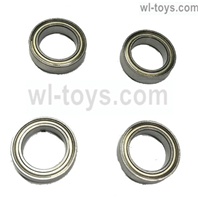 JLB Racing 11101 BE001 Bearings(10X15X4MM)-4pcs,JLB Racing 1:10 CHEETAH RC Truck Spare Parts Replacement Accessories,11101 1:10 Scale Brushless RC Racing Car Parts
