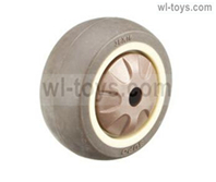 JLB Racing 11101 EA1032 Tail wheel,Head up wheel(1 set),JLB Racing 1:10 CHEETAH RC Truck Spare Parts Replacement Accessories,11101 1:10 Scale Brushless RC Racing Car Parts