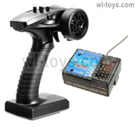 JLB Cheetah Transmitter,Remote control With Receiver Parts-EA1062,JLB Cheetah Parts,JLB cheetah 1/10 21101 RC Car Parts,JLB Racing Cheetah parts,JLB Racing 21101 parts