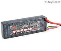JLB Cheetah Battery-11.1V 4000MAH 30C Battery with T plug Parts-EA1067,JLB Cheetah Parts,JLB cheetah 1/10 21101 RC Car Parts,JLB Racing Cheetah parts,JLB Racing 21101 parts