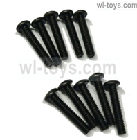 JLB Cheetah PM3X12mm Screws-10pcs Parts,JLB Cheetah Parts,JLB cheetah 1/10 21101 RC Car Parts,JLB Racing Cheetah parts,JLB Racing 21101 parts
