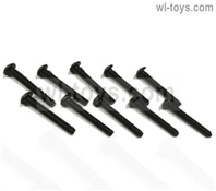 JLB Cheetah Screws Parts-PM3X24mm Screws-10pcs Parts-SW001,JLB Cheetah Parts,JLB cheetah 1/10 21101 RC Car Parts,JLB Racing Cheetah parts,JLB Racing 21101 parts