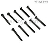 JLB Cheetah Screws Parts- PM3X16mm Screws-10pcs Parts-SW002,JLB Cheetah Parts,JLB cheetah 1/10 21101 RC Car Parts,JLB Racing Cheetah parts,JLB Racing 21101 parts