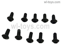 JLB Cheetah Screws Parts-PM3X6mm Screws-10pcs Parts-SW006,JLB Cheetah Parts,JLB cheetah 1/10 21101 RC Car Parts,JLB Racing Cheetah parts,JLB Racing 21101 parts