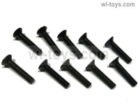 JLB Cheetah Screws Parts-KM4X20mm screws-10pcs Parts-SW012,JLB Cheetah Parts,JLB cheetah 1/10 21101 RC Car Parts,JLB Racing Cheetah parts,JLB Racing 21101 parts