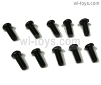 JLB Cheetah Screws Parts-PM4X10mm-10pcs Parts-SW014,JLB Cheetah Parts,JLB cheetah 1/10 21101 RC Car Parts,JLB Racing Cheetah parts,JLB Racing 21101 parts