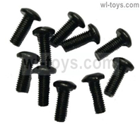 JLB Cheetah Screws Parts-PM4X12mm-10pcs Parts-SW015,JLB Cheetah Parts,JLB cheetah 1/10 21101 RC Car Parts,JLB Racing Cheetah parts,JLB Racing 21101 parts