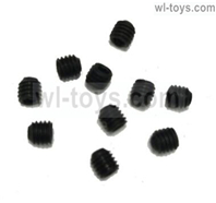 JLB Racing 11101 SW017 Jimi Machine screws-3X3mm-10pcs,JLB Racing 1:10 CHEETAH RC Truck Spare Parts Replacement Accessories,11101 1:10 Scale Brushless RC Racing Car Parts