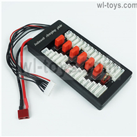 JLB Cheetah ParaBoard,Parallel charging Board with XT60 Plug,Upgrade 1-to-6 Conversion board Parts,JLB Cheetah Parts,JLB cheetah 1/10 21101 RC Car Parts,JLB Racing Cheetah parts,JLB Racing 21101 parts