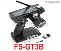 JLB Cheetah FS-GT3B Transmitter with Receiver board(2.4G control,LCD Screen,With loss-control protection) Parts,JLB Cheetah Parts,JLB cheetah 1/10 21101 RC Car Parts,JLB Racing Cheetah parts,JLB Racing 21101 parts