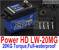 JLB Cheetah JPower HD LW-20MG,20KG Torque Servo)-Full-waterproof Parts,JLB Cheetah Parts,JLB cheetah 1/10 21101 RC Car Parts,JLB Racing Cheetah parts,JLB Racing 21101 parts