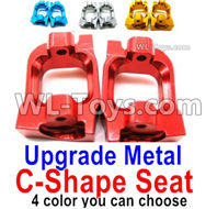 LC Racing EMB Parts-Upgrade Metal C-Shape seat,Door-Shape Seat-2pcs-4 Color you can choose,LC Racing EMB 1/14 Parts,LC Racing EMB RC Car Parts