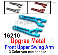 MJX Hyper Go 16207 Upgrade Metal Front Upper Swing Arm Parts.16210.There are 3 Color you can choose.MJX 16207 1/16 RC Car Replacement Accesories.