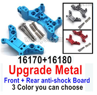 MJX Hyper Go 16207 Upgrade Metal Front and Rear Anti-Shock Board Parts .16170 + 16180.There are 3 Color you can choose.MJX 16207 1/16 RC Car Replacement Accesories.
