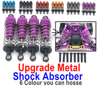 MJX Hyper Go 16207 Upgrade Metal Shock Absorber Parts.Total 4pcs.There are 5 Color you can choose.MJX 16207 1/16 RC Car Replacement Accesories.