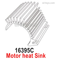 MJX Hyper Go 16207 Parts 16395C Motor heat sink for the Brushless motor.MJX 16207 1/16 RC Car Replacement Accesories.