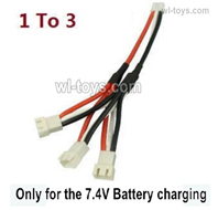 MJX Hyper Go 16207 Upgrade 1-TO-3 Conver wire for 7.4V Battery charging.MJX 16207 1/16 RC Car Replacement Accesories.