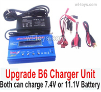 MJX Hyper Go 16207 Upgrade B6 Balance charger and Power Charger unit.It can charge 2S 7.4v or 3S 11.1V Battery.MJX 16207 1/16 RC Car Replacement Accesories.