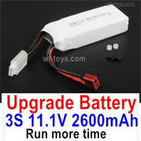 MJX Hyper Go 16208 Upgrade 3S Battery Packs Parts,3S 11.1V 2600mah Battery.Total 1pcs.MJX 16207 1/16 RC Car Replacement Accesories.