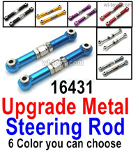 MJX Hyper Go 16208 Upgrade Metal Steering Rod.16431.Total 2pcs.There are 6 Color you can choose.MJX 16207 1/16 RC Car Replacement Accesories.