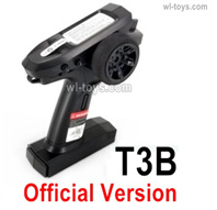 MJX Hyper Go 16208 Parts T3B 3-Channel 2.4GHz Transmitter,MJX Hyper Go Controller For 16208 16208 16209 16210 Brushless RC Car.MJX 16207 1/16 RC Car Replacement Accesories.