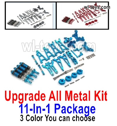 MJX Hyper Go 16209 16210 Upgrade ALL Metal kit Parts.11-In-1 Package.There are 3 Color you can choose.MJX 16209 162101/16 RC Car Replacement Accesories.