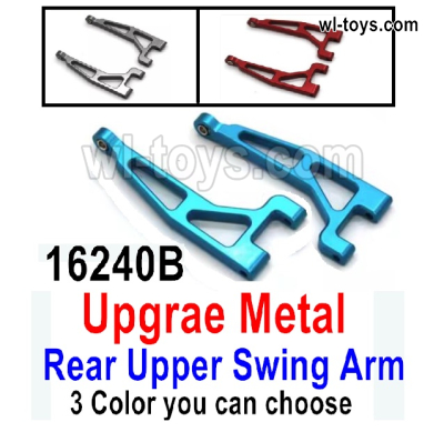 MJX Hyper Go 16209 16210 Upgrade Meal Rear Upper Swing Arm Parts.16240B.There are 3 Color you can choose.MJX 16209 162101/16 RC Car Replacement Accesories.