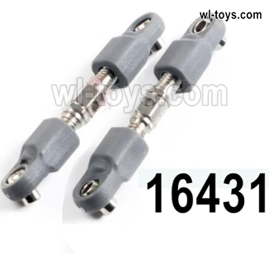 MJX Hyper Go 16209 16210 Parts 16431 Official Steering Rod.Total 2pcs.MJX 16209 162101/16 RC Car Replacement Accesories.