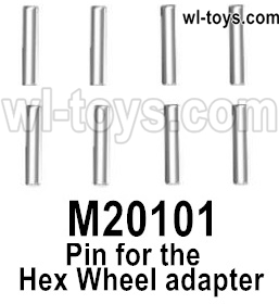 MJX Hyper Go 16209 16210 Parts M20101 Pin for the Hex Wheel seat.Fixed Pin for the Hex Wheel adapter.MJX 16209 162101/16 RC Car Replacement Accesories.