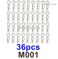 MJX Hyper Go 14301 14302 Parts 36pcs Body Clips for MJX Hyper Go Body Shell.MJX Hyper Go 14301 14302 RC Car Replacement Accesories.
