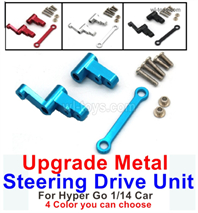 MJX Hyper Go 14301 14302 Upgrade Parts Metal Steering Drive Unit 14430 for 1/14 MJX Hyper Go RC Car Parts,Also fit for MJX Hyper Go 14301 14302 Parts,Hyper Go 1/14 Upgrade Parts.