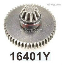 MJX Hyper Go 14301 14302 Parts 16401Y Metal Spur Gear assembly.Metal Main Drive Gear.MJX Hyper Go 14301 14302 RC Car Replacement Accesories.