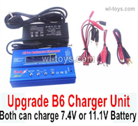 MJX Hyper Go 14301 14302 Parts Upgrade B6 Balance charger and Power Charger unit.It can charge 2S 7.4v or 3S 11.1V Battery.MJX Hyper Go 14301 14302 RC Car Replacement Accesories.