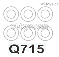 MJX Hyper Go 14301 14302 Parts Q715 Rubber Washers.MJX Hyper Go 14301 14302 RC Car Replacement Accesories.