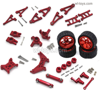 MJX Hyper Go 14301 14302 Upgrade Parts ALL Metal Kit-12-In-1 for 1/14 MJX Hyper Go RC Car Parts,Also fit for MJX Hyper Go 14301 14302 Parts,Hyper Go 1/14 Upgrade Parts.
