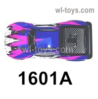 MJX Hyper Go H16 H16E H16H H16P Parts 1601A Body shell Cover for MJX Hyper go 16208 H16 H16E H16H H16P RC Car.Purple Color.MJX H16 H16E H16H H16P RC Car Replacement Accesories.