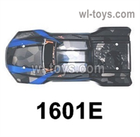 MJX Hyper Go H16 H16E H16H H16P Parts 1601E Body shell Cover for MJX Hyper go 16209 16210 H16 H16E H16H H16P RC Car.Dark Blue and Black color.MJX H16 H16E H16H H16P RC Car Replacement Accesories.