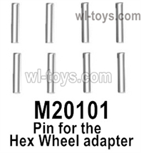 MJX Hyper Go H16 H16E H16H H16P Parts M20101 Pin for the Hex Wheel seat.2X10mm.Fixed Pin for the Hex Wheel adapter.MJX H16 H16E H16H H16P RC Car Replacement Accesories.