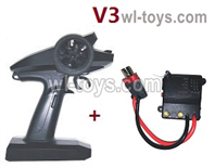MJX Hyper Go H16 H16E H16H H16P Parts T20 Remote control and RE352 ESC Receiver board.It can be used for the H16 V1 V2 V3 Version,aLso fit for the H16E H16H H16P RC Truck.MJX H16 H16E H16H H16P RC Car Replacement Accesories.