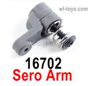 MJX Hyper Go H16 H16E H16H H16P Parts 16702 Steering gear swing arm assembly.MJX H16 H16E H16H H16P RC Car Replacement Accesories.