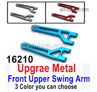 MJX Hyper Go H16BM H16GT H16DR Parts Upgrade Metal Front Upper Swing Arm.16210.There are 3 Color you can choose.MJX H16BM H16GT H16DR RC Car Replacement Accesories.
