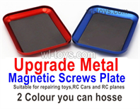 MJX Hyper Go H16BM H16GT H16DR Parts Upgrade Metal Magnetic Screws Plate.There are 2 Color you can choose.MJX H16BM H16GT H16DR RC Car Replacement Accesories.