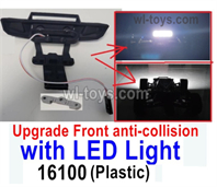 MJX Hyper Go H16BM H16GT H16DR Parts Upgrade Front anti-collision with LED Light.16100..MJX H16BM H16GT H16DR RC Car Replacement Accesories.