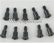 PXtoys 9300 Spare parts P88009 T-Shape screws(10pcs)-2.3x10mm,PXtoys 9300 RC Car Parts,PXtoys 9300 RC Truck Spare parts Accessories,1:18 4WD High Speed Buggy Parts