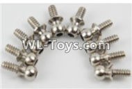 PXtoys 9301 Spare parts P88010 1.5 Ball head(10pcs),PXtoys 9301 RC Car Parts,PXtoys 9301 RC Truck Spare parts Accessories,1:18 4WD High Speed Buggy Parts