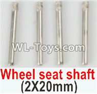 PXtoys 9301 Spare parts P88015 Wheel Shaft(4pcs)-2X20mm,PXtoys 9301 RC Car Parts,PXtoys 9301 RC Truck Spare parts Accessories,1:18 4WD High Speed Buggy Parts