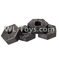 PXtoys 9301 Spare parts-02 Combination device, six angle wheel seat(4pcs),PXtoys 9301 RC Car Parts,PXtoys 9301 RC Truck Spare parts Accessories,1:18 4WD High Speed Buggy Parts