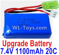 PXtoys 9301 Spare parts-32-01 Upgrade 7.4V 1100mah 20C Battery(1pcs),PXtoys 9301 RC Car Parts,PXtoys 9301 RC Truck Spare parts Accessories,1:18 4WD High Speed Buggy Parts
