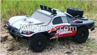 PXtoys 9301 Spare parts-37-02 BNF-(Inlucde the whole car,Not include the battery,No transmitter,No charger)-White,PXtoys 9301 RC Car Parts,PXtoys 9301 RC Truck Spare parts Accessories,1:18 4WD High Speed Buggy Parts