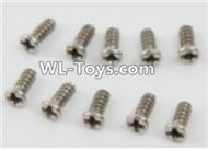 PXtoys 9302 Spare parts P88003 Round Head screws(10pcs)-2.3x6mm,PXtoys 9302 RC Car Parts,PXtoys 9302 RC Truck Spare parts Accessories,1:18 4WD High Speed Buggy Parts